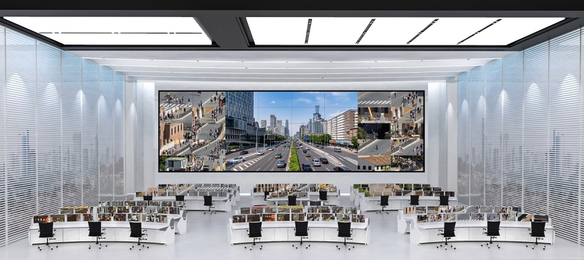 華邦瀛液晶拼接屏，為安防監(jiān)控領域賦能加速!